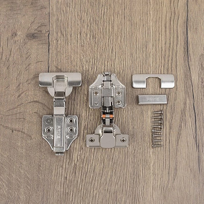 Петля накладная с доводчиком 45мм h0 clip-on PRIME by AKS 3D (саморезы, заглушки) (упак. = 2 шт.) - фото 6