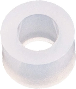 Втулка под ручку для стеклянной двери (грибок) d7*4,5 пластик бесцветная (уп/50шт) РП - фото 1