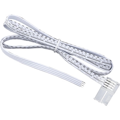 Шнур соединительный для светодиодных лент RGB и Bicolor шириной 10mm (лента - провод), 1 м, AKS - фото 1