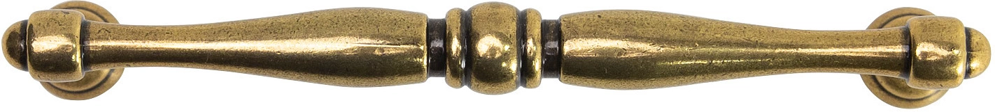 Ручка меб. скоба мет. EVA 128 античная латунь, AKS - фото 4