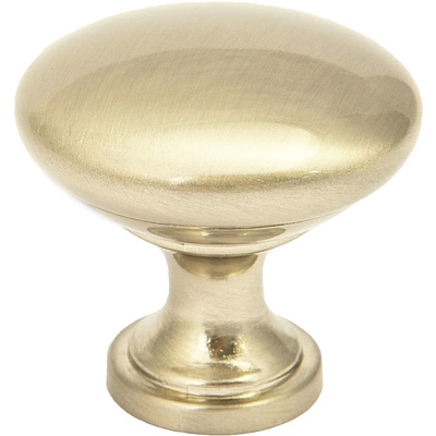 Ручка меб. кнопка мет. TERNI брашированное золото AKS - фото 1