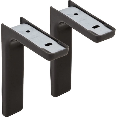 Полкодержатель регоменсоль 18см темно-коричневый (1 компл. = 2 шт.) AKS - фото 1