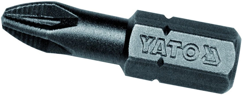 Бита 1/4 для шурупов PZ2 крестовая 25мм YATO - фото 1