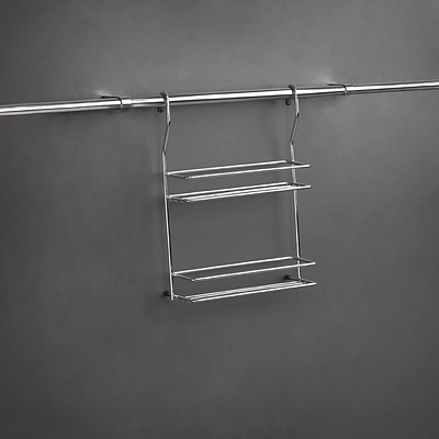 Корзина на трубу d16 двойная малая CWJ116B хром AKS - фото 4