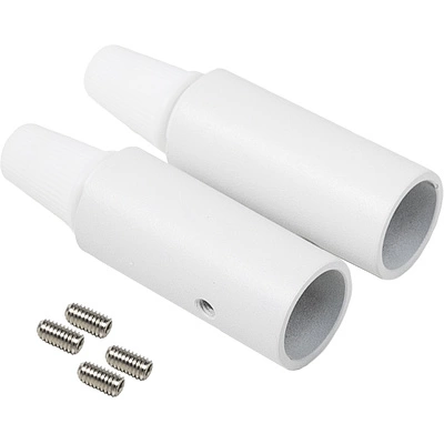 Заглушки к светодиодной веревке, d20, тип 1 (1 компл = 2шт.), белый, AKS - фото 3