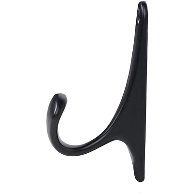 Крючок меб. однорожковый мет. DELTA черный AKS - фото 3