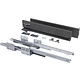 Система ящиков Slimbox AKS L-450 H=90 графит SOFT CLOSE ДСП 16мм - фото 3