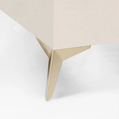 Опора меб. мет. HELLY h130 угловая матовое золото AKS - фото 5