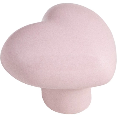 Ручка меб. кнопка керамич. LOVE, розовый, AKS - фото 3