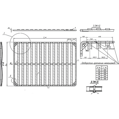 Основание под матрас 1600x2000мм ЭКОНОМ разборное BY (с опорами L-250мм) - фото 2