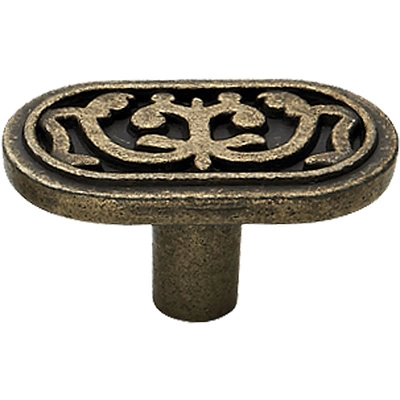 Ручка меб. кнопка мет. ELIN старое золото AKS - фото 1