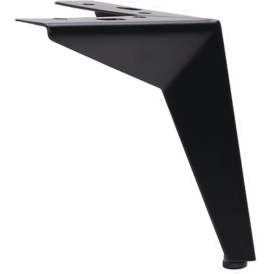 Опора меб. мет. HELLY h100 угловая черный матовый AKS - фото 3