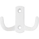 Крючок меб. двухрожковый мет. WP13 белый матовый GRIDLI - фото 3