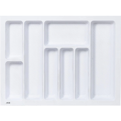 Лоток для столовых приборов 700 LINER 635*485, белый AKS - фото 1