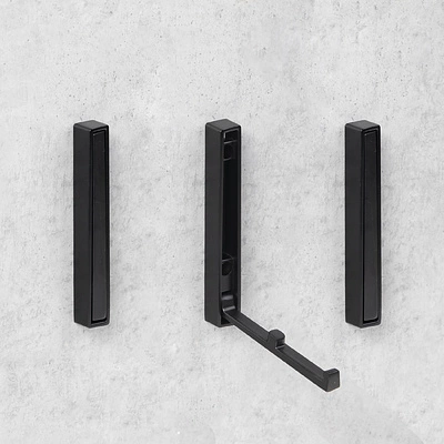 Крючок меб. однорожковый мет. STEP черный матовый AKS - фото 4