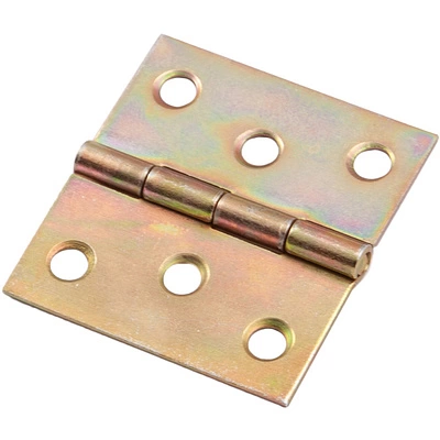 Петля карточная 40*40мм желтый цинк SAZ - фото 1