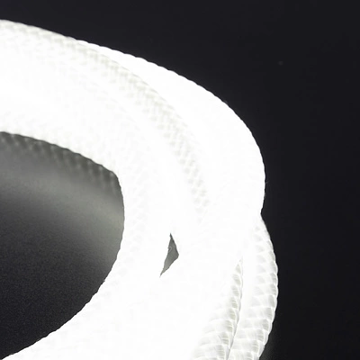 Светодиодная веревка 15W/m, 24V, 25мм, IP65, холодный белый (6000K) - 5м, AKS - фото 3