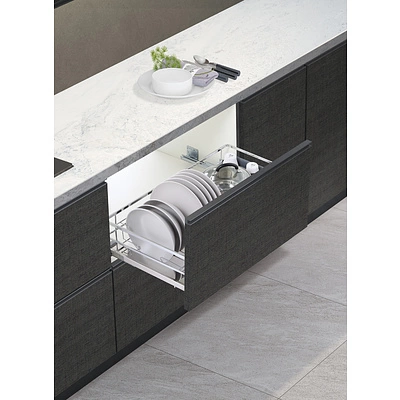 Выдвижная корзина-сушка 800 NORWIG, хром AKS - фото 3