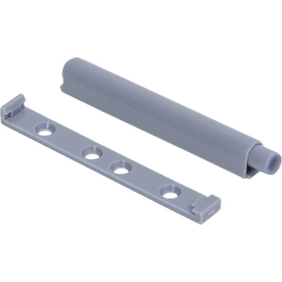 Механизм push-to-open наконечник резиновый накладной серый AKS - фото 3