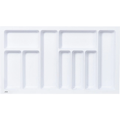 Лоток для столовых приборов 900 LINER 830*485, белый AKS - фото 1