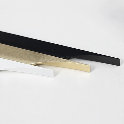 Ручка меб. скоба алюм. ENVISION 320/430 брашированное золото, AKS тип 2 - фото 6