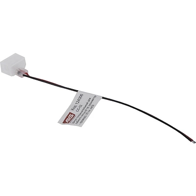 Шнур соединительный для гибкого неона 8*16 (коннектор - провод), 20 см, AKS - фото 1