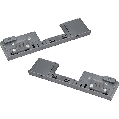 Держатель передней стенки внутреннего ящика H=175 Slimbox AKS графит с рейлингом на фасаде - фото 1