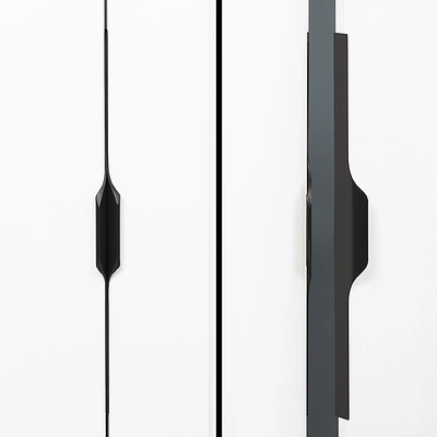 Ручка меб. накладная алюм. LINEA 320/397 черный матовый, AKS - фото 7