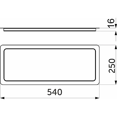 Поддон для сушки 600, бесцветный REJS - фото 2