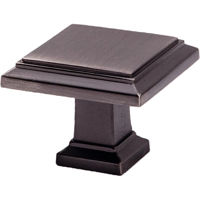 Ручка меб. кнопка мет. IONIKA шлифованная сталь, AKS - фото 2