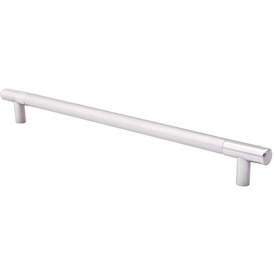 Ручка меб. скоба пластик. PS15/C15 448 хром+металлик AKS - фото 1