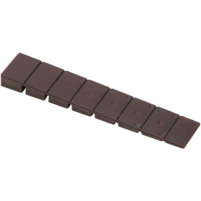 Клин мебельный 100х20х7мм подкладной обламываемый коричневый пластик для выравнивания мебели PL - фото 1