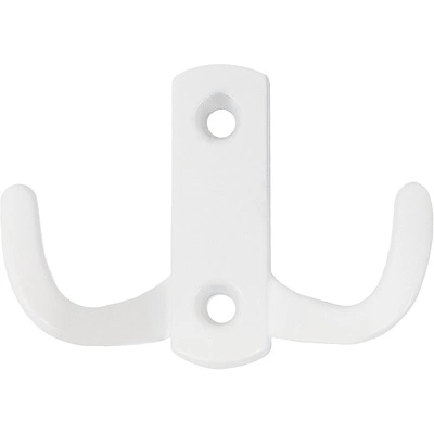 Крючок меб. двухрожковый мет. WP13 белый матовый GRIDLI - фото 3