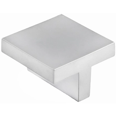 Ручка меб. кнопка мет. UZ40 32 мат. хром, AKS - фото 1