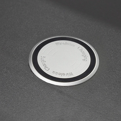 Бесконтактная зарядка для телефонов встраиваемая в мебель, D70x16мм, IP44, без блока питания, алюминий, GLS - фото 3