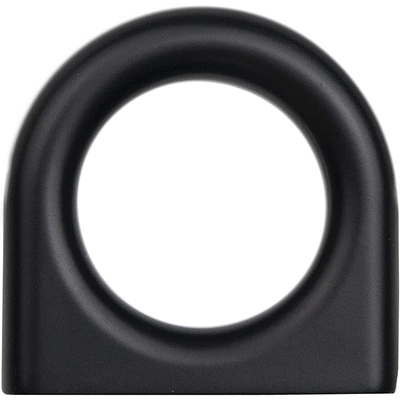 Ручка меб. кнопка мет. OLYMPIA черный матовый, AKS - фото 3