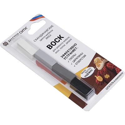 Воск мебельный скандинавский мягкий (набор 4 шт) Мастер Сити (со шпателем) - фото 2