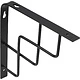Полкодержатель мет. QUADRO 150*150*20*3, белый AKS - фото 2