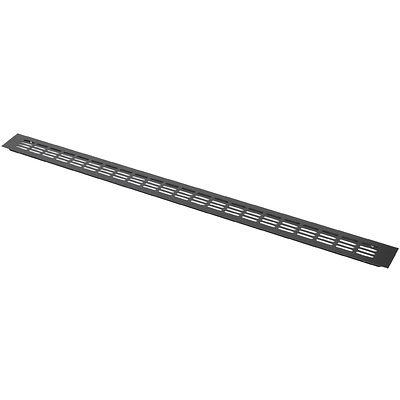 Решетка вентиляционная 800х60мм черная алюминий AKS - фото 1