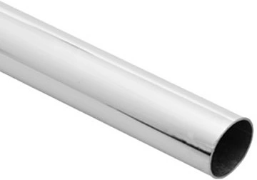 Труба d50 L-3000 (2,25кг/0,8мм), хром AKS - фото 1