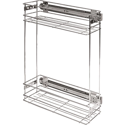 Выдвижная корзина-карго 200 крепл.боковое/универс., хром GRIDLI тип 2 - фото 1