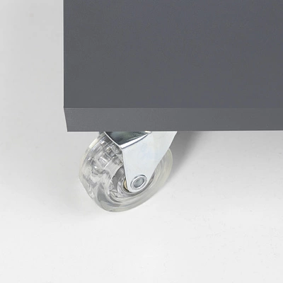 Колесо меб. SHIFT d50 h67 с площадкой, прозрачный AKS - фото 3