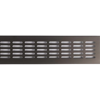 Решетка вентиляционная 600х80мм темно-коричневая алюминий AKS - фото 3