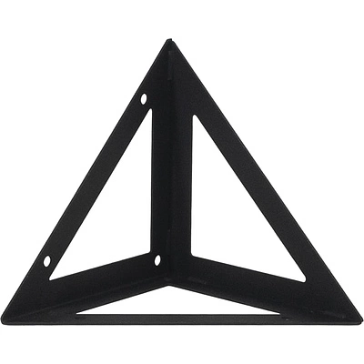 Полкодержатель мет. RISE 130*130*130*1.5 черный AKS - фото 3