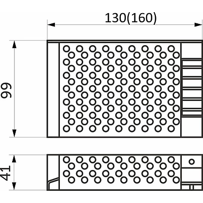 Блок питания Indoor 100W/12V, AKS - фото 2