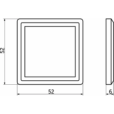 Крышка для светодиодного светильника Sania, цвет графит, AKS - фото 2