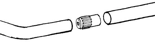 Соединитель пластиковый трубы d16 белый AKS - фото 3