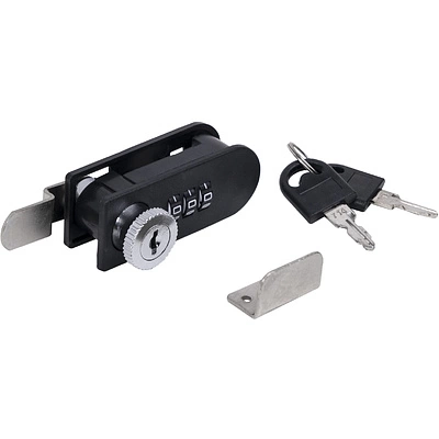 Замок для распашной двери кодовый 602 AKS с ключом - фото 1