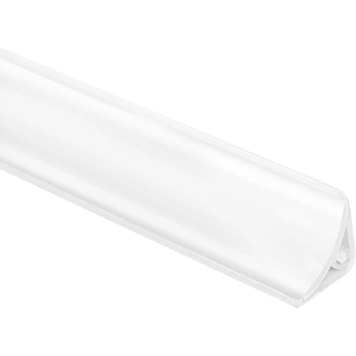 Плинтус ПВХ для столешницы белый глянец узкий (S 025) AKS (1шт=3м.п.) - фото 1