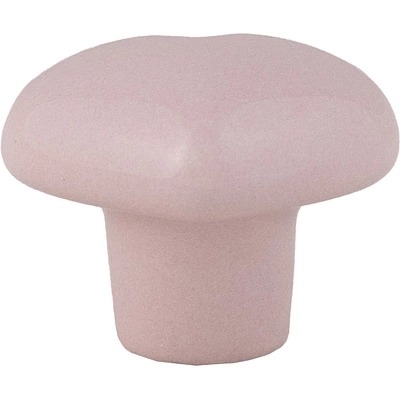 Ручка меб. кнопка керамич. LOVE, розовый, AKS - фото 4